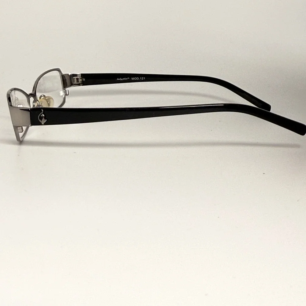 Baby Phat Eyeglasses MOD.121 DGUN‎ 52-16-135 Gunmetal Black Rectangle Frames